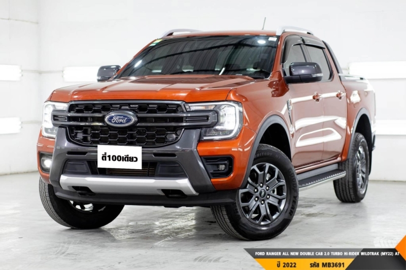 FORD RANGER ALL NEW DOUBLE CAB 2.0 TURBO HI-RIDER WILDTRAK (MY22)  MT ปี 2022 ราคา 899,000.- (#BM2023061012)