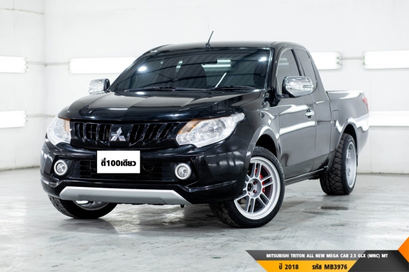 MITSUBISHI TRITON ALL NEW MEGA CAB 2.5 GLX (MNC)  MT ปี 2018 ราคา 379,000.- (#BM2023081113)