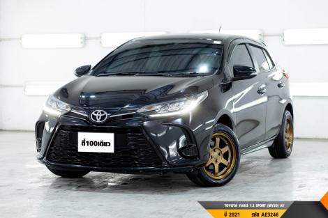 TOYOTA YARIS 1.2 SPORT (MY20)  AT ปี 2021 ราคา 459,000.- (#BM2023082401)