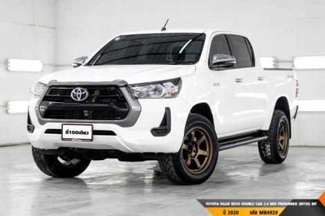 TOYOTA HILUX REVO DOUBLE CAB 2.4 MID PRERUNNER (MY20)  MT ปี 2020 ราคา 599,000.- (#BM2024041004)