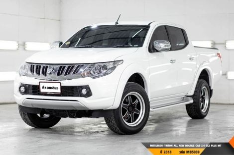 MITSUBISHI TRITON ALL NEW DOUBLE CAB 2.4 GLS PLUS  MT ปี 2018 ราคา 429,000.- (#BM2024050210)