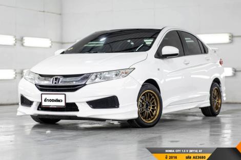 HONDA CITY 1.5 V (MY14)  AT ปี 2016 ราคา 419,000.- (#BM2024051204)