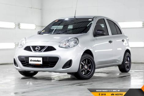 NISSAN MARCH 1.2 S (MNC)  MT ปี 2018 ราคา 239,000.- (#BM2024051905)