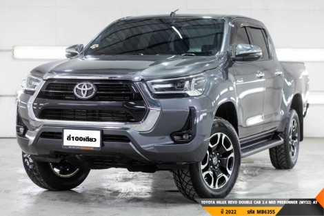 TOYOTA HILUX REVO DOUBLE CAB 2.4 MID PRERUNNER (MY22)  AT ปี 2022 ราคา 699,000.- (#BM2025052405)