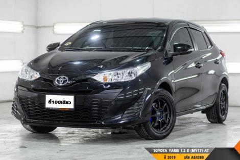 TOYOTA YARIS 1.2 E (MY17)  AT ปี 2019 ราคา 369,000.- (#BM2025052406)