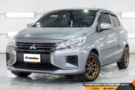 MITSUBISHI MIRAGE 1.2 GLX DYNAMIC SHIELD (MY19)  AT ปี 2019 ราคา 329,000.- (#BM2025052407)