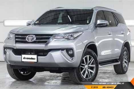 TOYOTA FORTUNER 2.4 V (MY15)  AT ปี 2019 ราคา 899,000.- (#BM2025060307)
