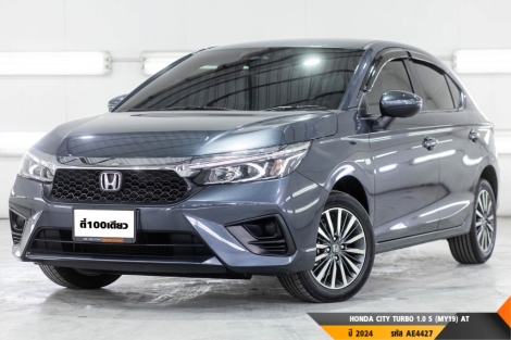 HONDA CITY TURBO 1.0 S (MY19)  AT ปี 2024 ราคา 499,000.- (#BM2025060901)