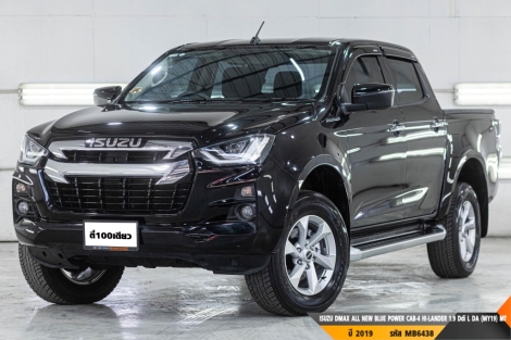 ISUZU DMAX ALL NEW BLUE POWER CAB-4 HI-LANDER 1.9 Ddi L DA (MY19)  MT ปี 2019 ราคา 589,000.- (#BM2025060908)