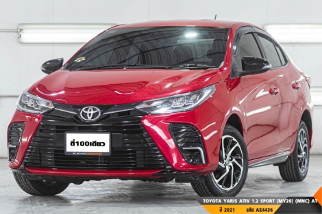 TOYOTA YARIS ATIV 1.2 SPORT (MY20) (MNC)  AT ปี 2021 ราคา 419,000.- (#BM2025061011)