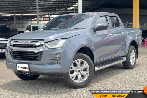 ISUZU DMAX ALL NEW BLUE POWER CAB-4 HI-LANDER 1.9 Ddi Z (MY21)  AT ปี 2021 ราคา 699,000.- (#BM2025061401)
