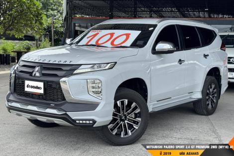MITSUBISHI PAJERO SPORT 2.4 GT PREMIUM 2WD (MY18)  AT ปี 2019 ราคา 939,000.- (#BM2025061611)