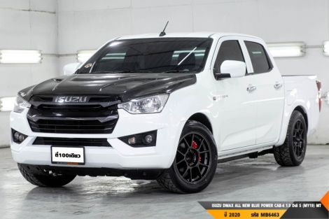 ISUZU DMAX ALL NEW BLUE POWER CAB-4 1.9 Ddi S (MY19)  MT ปี 2020 ราคา 489,000.- (#BM2025062106)