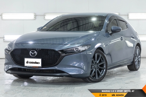 MAZDA 3 2.0 S SPORT (MY19)  AT ปี 2019 ราคา 669,000.- (#BM2025062308)