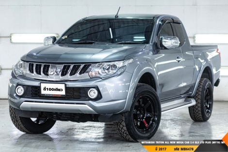 MITSUBISHI TRITON ALL NEW MEGA CAB 2.4 GLS LTD PLUS (MY19)  MT ปี 2017 ราคา 379,000.- (#BM2025062407)