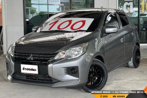 MITSUBISHI MIRAGE 1.2 GLX DYNAMIC SHIELD (MY19)  AT ปี 2020 ราคา 319,000.- (#BM2025062924)