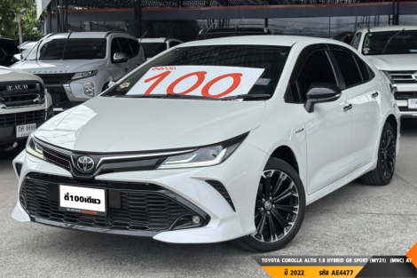 TOYOTA COROLLA ALTIS 1.8 HYBRID GR SPORT (MY21)  (MNC)  AT ปี 2022 ราคา 739,000.- (#BM2025062932)