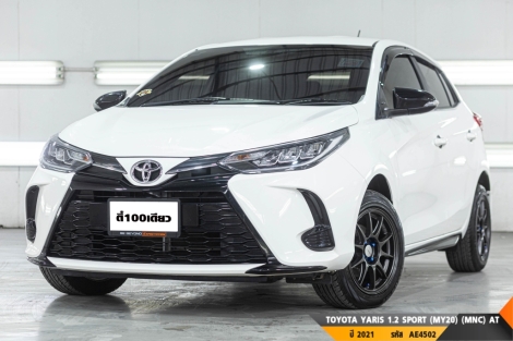 TOYOTA YARIS 1.2 SPORT (MY20) (MNC)  AT ปี 2021 ราคา 429,000.- (#BM2025071404)