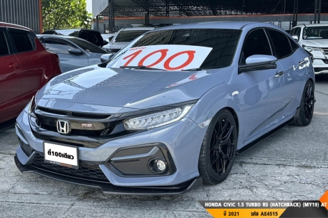 HONDA CIVIC 1.5 TURBO RS (HATCHBACK) (MY19)  AT ปี 2021 ราคา 919,000.- (#BM2025072113)