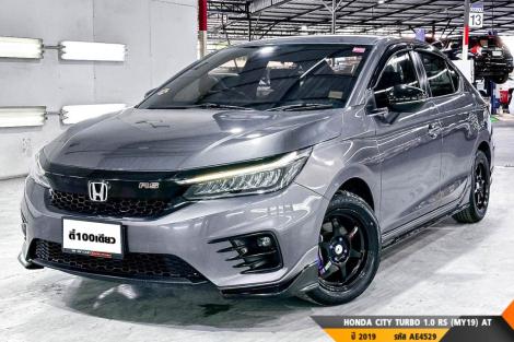 HONDA CITY TURBO 1.0 RS (MY19)  AT ปี 2019 ราคา 469,000.- (#BM2025072515)
