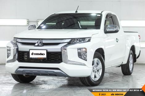 MITSUBISHI TRITON ALL NEW MEGA CAB 2.5 GLX (MY20)  MT ปี 2021 ราคา 399,000.- (#BM2025072902)