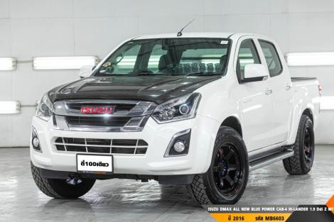 ISUZU DMAX ALL NEW BLUE POWER CAB-4 HI-LANDER 1.9 Ddi Z  MT ปี 2016 ราคา 459,000.- (#BM2025080610)
