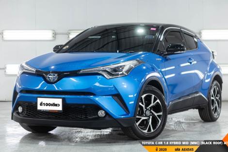 TOYOTA C-HR 1.8 HYBRID MID (MNC) (BLACK ROOF)  AT ปี 2021 ราคา 549,000.- (#BM2025080705)