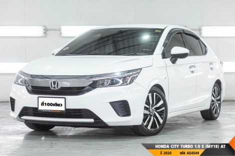 HONDA CITY TURBO 1.0 S (MY19)  AT ปี 2020 ราคา 429,000.- (#BM2025080709)