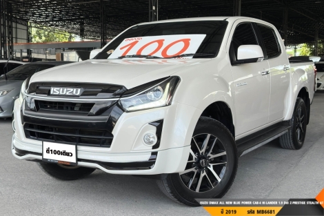 ISUZU DMAX ALL NEW BLUE POWER CAB-4 HI-LANDER 1.9 Ddi Z-PRESTIGE STEALTH  AT ปี 2019 ราคา 589,000.- (#BM2025091221)