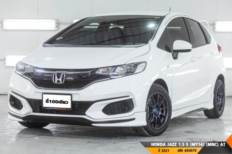 HONDA JAZZ 1.5 S (MY14) (MNC)  AT ปี 2021 ราคา 499,000.- (#BM2025092303)
