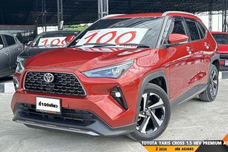 TOYOTA YARIS CROSS 1.5 HEV PREMIUM  AT ปี 2024 ราคา 799,000.- (#BM2025100807)