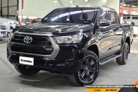 TOYOTA HILUX REVO DOUBLE CAB 2.4 ENTRY PRERUNNER (MY20)  MT ปี 2021 ราคา 619,000.- (#BM2025121001)
