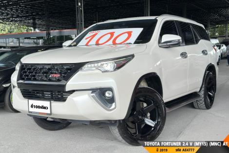 TOYOTA FORTUNER 2.4 V (MY15) (MNC)  AT ปี 2019 ราคา 899,000.- (#BM2025121615)