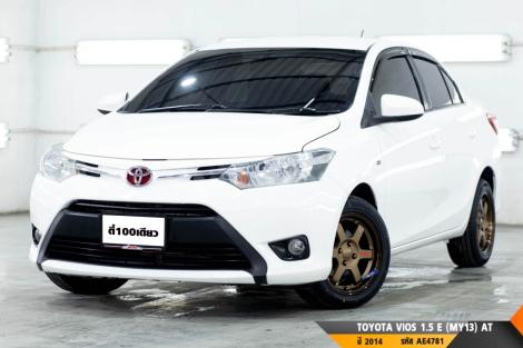 TOYOTA VIOS 1.5 E (MY13)  AT ปี 2014 ราคา 239,000.- (#BM2025121905)