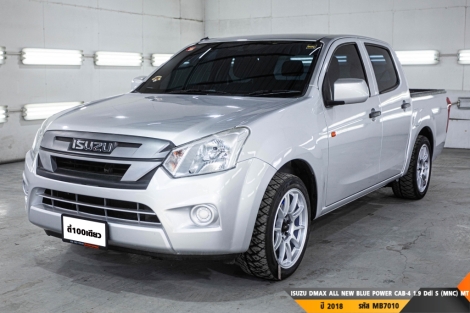 ISUZU DMAX ALL NEW BLUE POWER CAB-4 1.9 Ddi S (MNC)  MT ปี 2018 ราคา 439,000.- (#BM2025122101)
