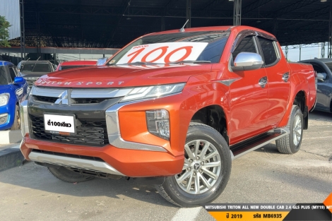 MITSUBISHI TRITON ALL NEW DOUBLE CAB 2.4 GLS PLUS (MY19)  MT ปี 2019 ราคา 479,000.- (#BM2025122103)