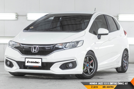 HONDA JAZZ 1.5 S (MY14) (MNC)  AT ปี 2019 ราคา 449,000.- (#BM2025122111)