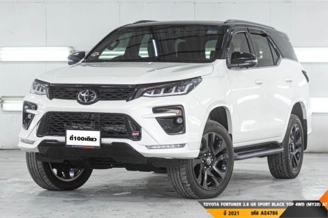 TOYOTA FORTUNER 2.8 GR SPORT BLACK TOP 4WD (MY20)  AT ปี 2021 ราคา 1,390,000.- (#BM2025122113)