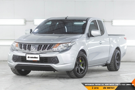 MITSUBISHI TRITON ALL NEW MEGA CAB 2.5 GLX (MNC)  MT ปี 2018 ราคา 249,000.- (#BM2025122505)