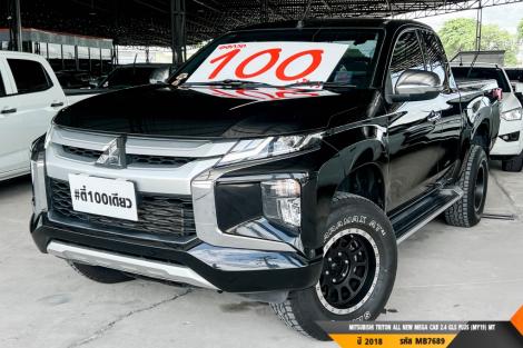 MITSUBISHI TRITON ALL NEW MEGA CAB 2.4 GLS PLUS (MY19)  MT ปี 2018 ราคา 389,000.- (#BM2026071633)