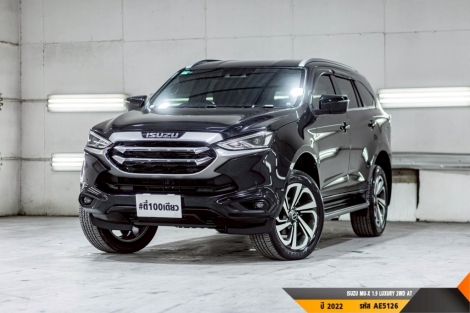 ISUZU MU-X 1.9 Ultimate 2WD AT 2022  AT ปี 2022 ราคา 999,000.- (#BM2026071704)
