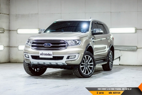 FORD EVEREST 2.0 BI-TURBO TITANIUM+ 4WD (MY18)  AT ปี 2018 ราคา 669,000.- (#BM2026071709)