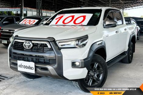 TOYOTA HILUX REVO DOUBLE CAB 2.4 ENTRY PRERUNNER (MY22)  MT ปี 2023 ราคา 739,000.- (#BM2026071741)