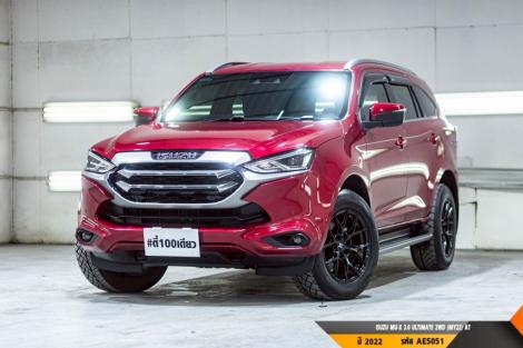 ISUZU MU-X 3.0 ELEGANT 2WD (MY22)  AT ปี 2022 ราคา 1,090,000.- (#BM2026071805)