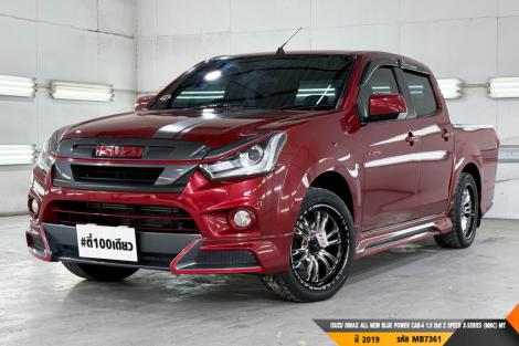 ISUZU DMAX CAB-4 ALL NEW BLUE POWER CAB-4 1.9 Ddi Z SPEED X-SERIES (MNC)  MT ปี 2019 ราคา 569,000.- (#BM2026071826)