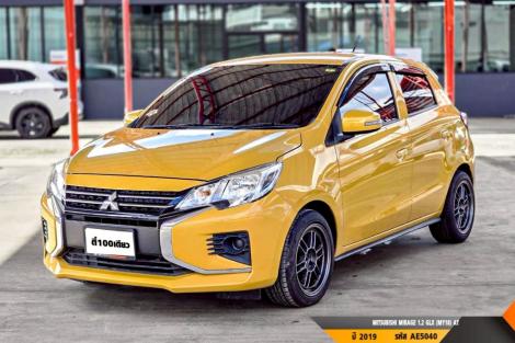 MITSUBISHI MIRAGE 1.2 GLX (MY18)  AT ปี 2019 ราคา 309,000.- (#BM2026071838)