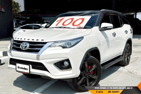 TOYOTA FORTUNER 2.8 V TRD SPORTIVO 4WD (MY15) (MNC)  AT4WD. ปี 2016 ราคา 949,000.- (#BM2026072124)