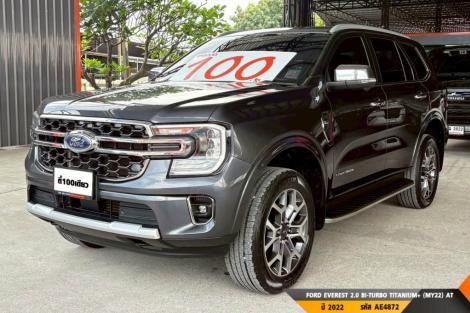 FORD EVEREST 2.0 BI-TURBO TITANIUM+ (MY22)  AT ปี 2022 ราคา 1,290,000.- (#BM2026072223)