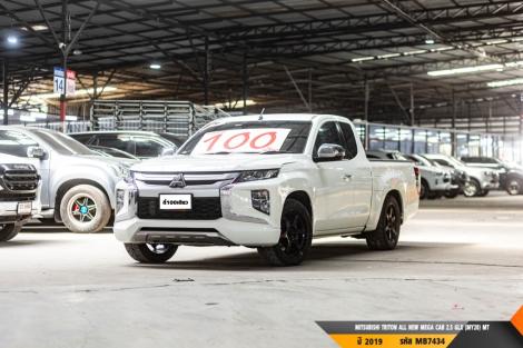 MITSUBISHI TRITON ALL NEW MEGA CAB 2.4 GT PLUS (MY19)  MT ปี 2019 ราคา 369,000.- (#BM2026072408)