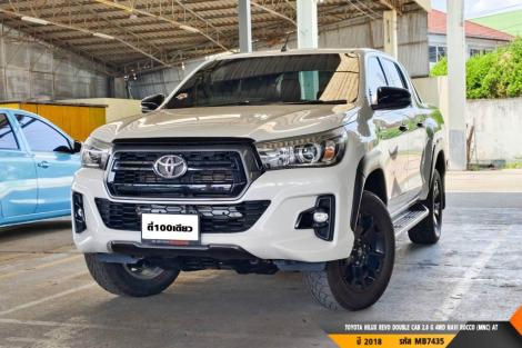 TOYOTA HILUX REVO DOUBLE CAB 2.8 G 4WD NAVI ROCCO (MNC)  MT ปี 2018 ราคา 789,000.- (#BM2026072486)